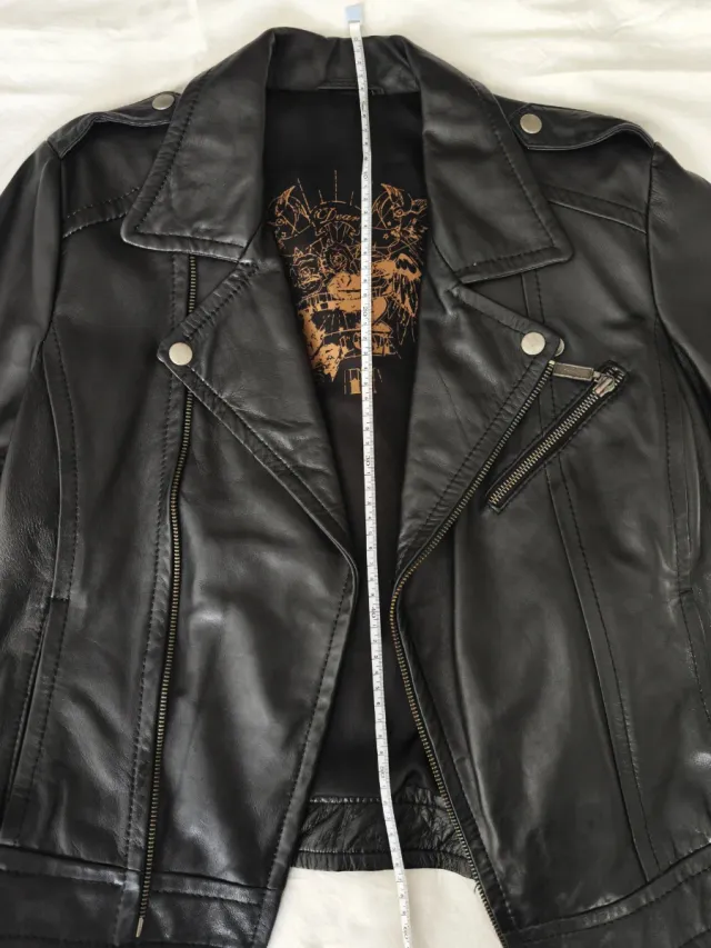 Chaqueta efecto piel Stradivarius mujer