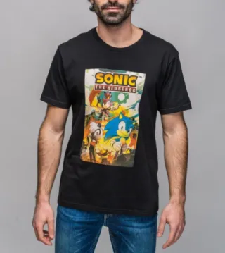 Camiseta Sonic Talla L (2) y XL (2).