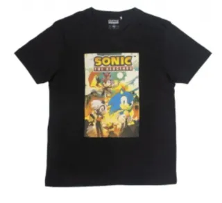 Camiseta Sonic Talla L (2) y XL (2).