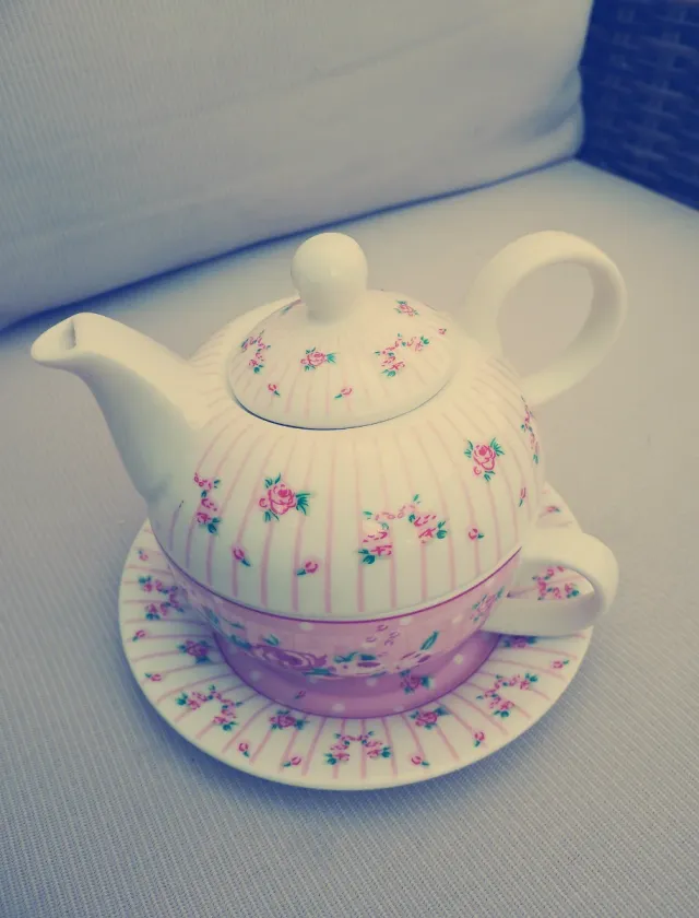 Juego de té Malacasa Bloom 4 piezas