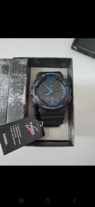 Reloj Casio G-Shock Protección Negro/Azul