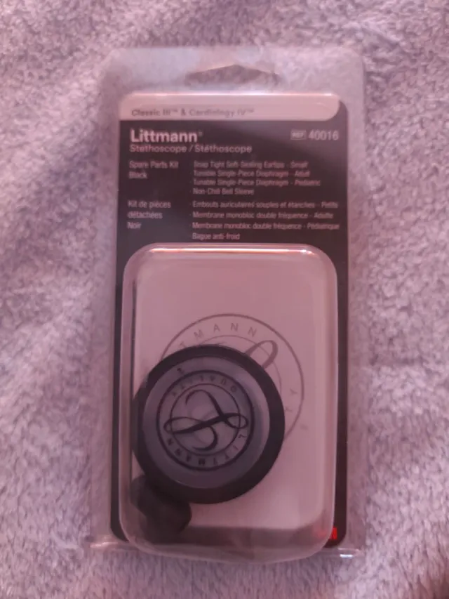 Kit Recambio Estetoscopio Littmann Negro