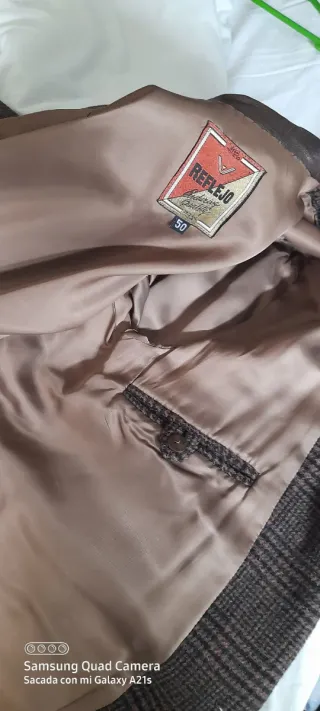 Chaqueta de paño hombre talla 50