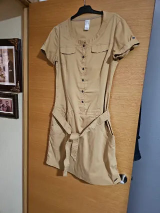 Vestido deportivo mujer color OCRE