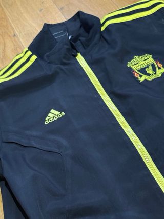Chaqueta Liverpool Adidas 2010-2011 Negra Amarilla