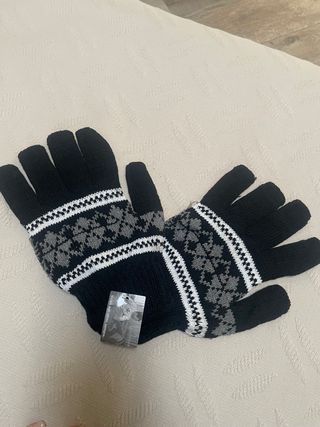 Guanti unisex fantasia geometrica