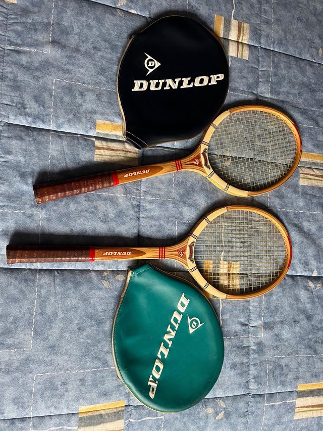 2 Raquetas Tenis Antiguas Dunlop