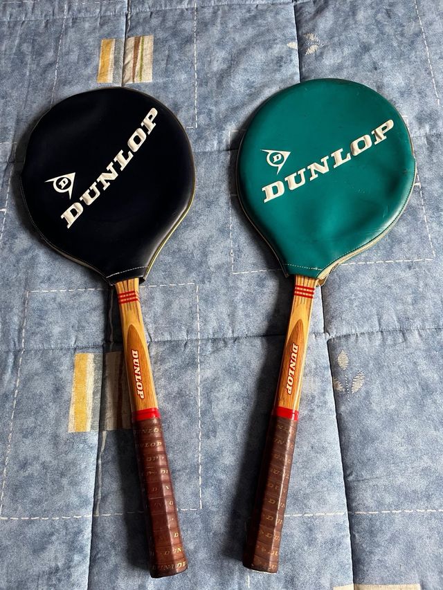2 Raquetas Tenis Antiguas Dunlop