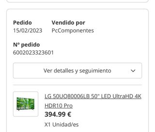 LG 50 4K UHD HDR10 Pro Smart TV