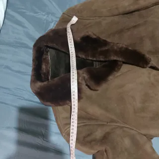 Chaquetón ante caballero marrón XL/52. Muy poco us