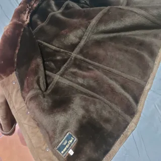 Chaquetón ante caballero marrón XL/52. Muy poco us