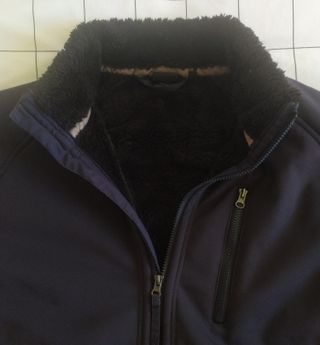 Chaquetón azul hombre