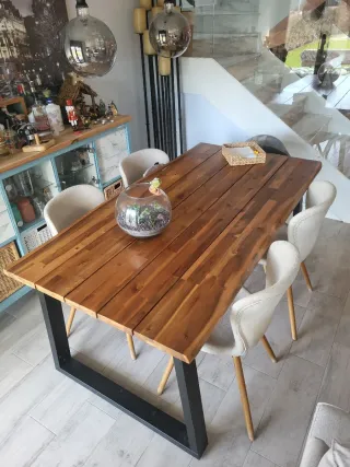 Mesa Comedor Acacia 170x90x75cm