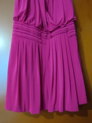 Abito Caractère in viscosa fucsia