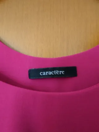 Abito Caractère in viscosa fucsia