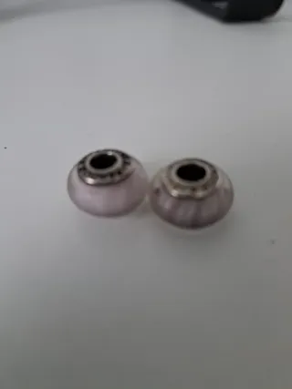 Charm Murano Pandora Plata