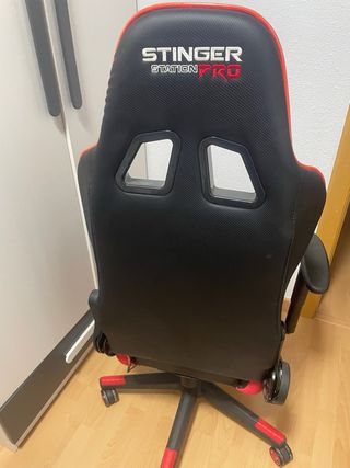 Silla Gaming Negra y Roja