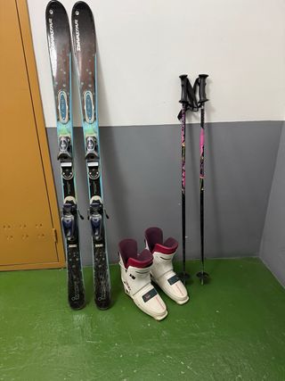 Esquís Dynastar Exclusive 150cm + Botas + Palos