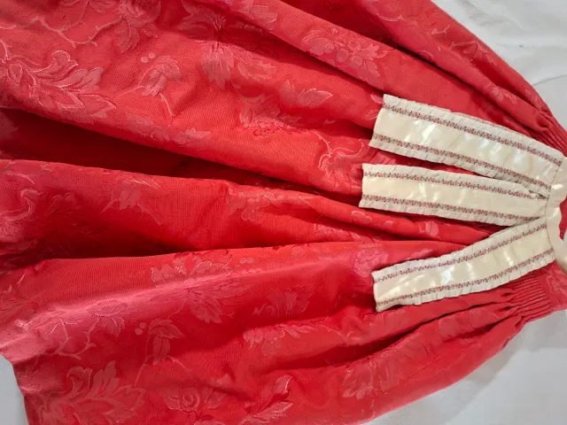 Traje Fallera Niña 5-7 años Rojo