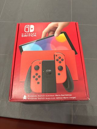 Nintendo Switch OLED Edición Mario Roja