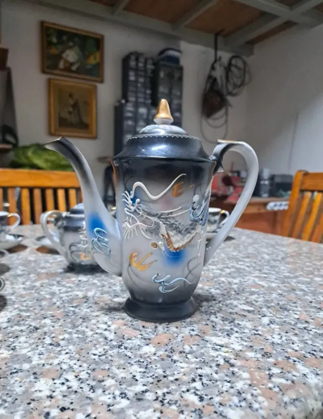 Set Tè Cinese Porcellana Draghi