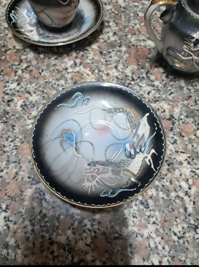 Set Tè Cinese Porcellana Draghi