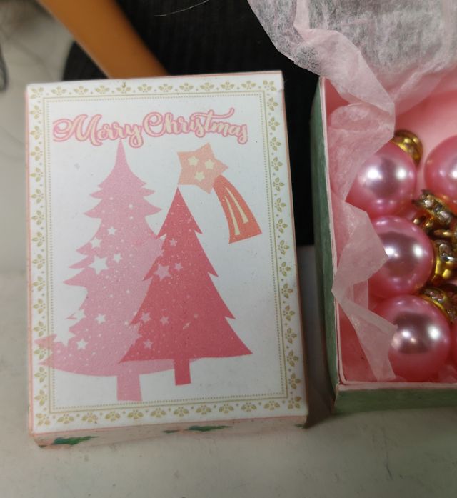 Caja Bolas Navidad Escala 1:6 Barbie