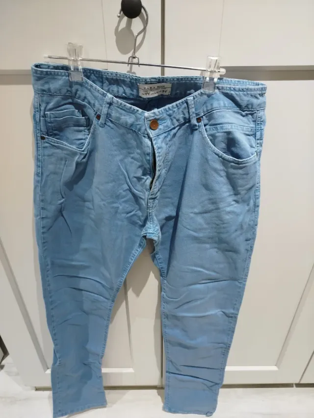 Vaquero azul Zara hombre