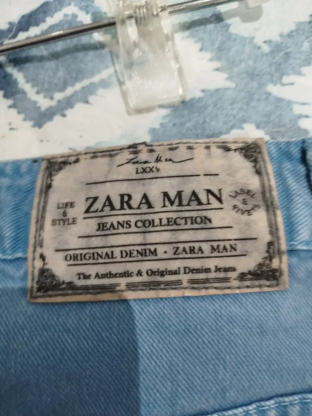 Vaquero azul Zara hombre