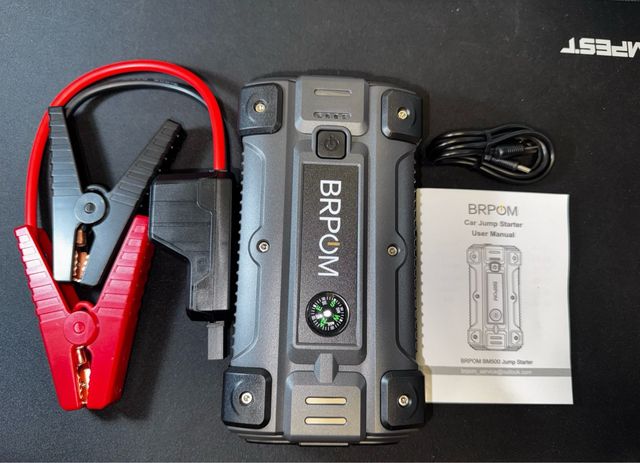 Arrancador Coche BRPOM con Pinzas y Estuche