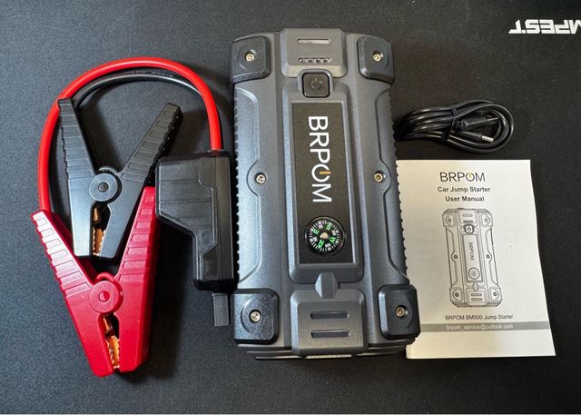 Arrancador Coche BRPOM con Pinzas y Estuche