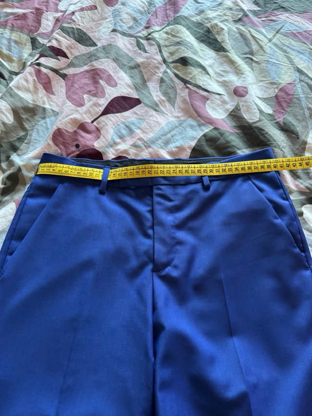 Abito Paul Smith 3 Pezzi Lana Blu Elettrico 46 S