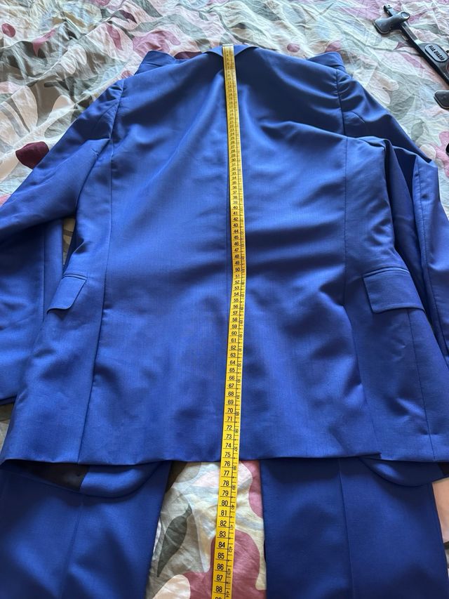 Abito Paul Smith 3 Pezzi Lana Blu Elettrico 46 S