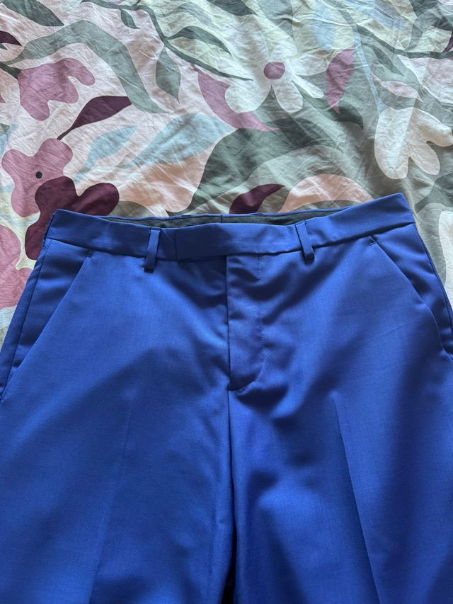 Abito Paul Smith 3 Pezzi Lana Blu Elettrico 46 S