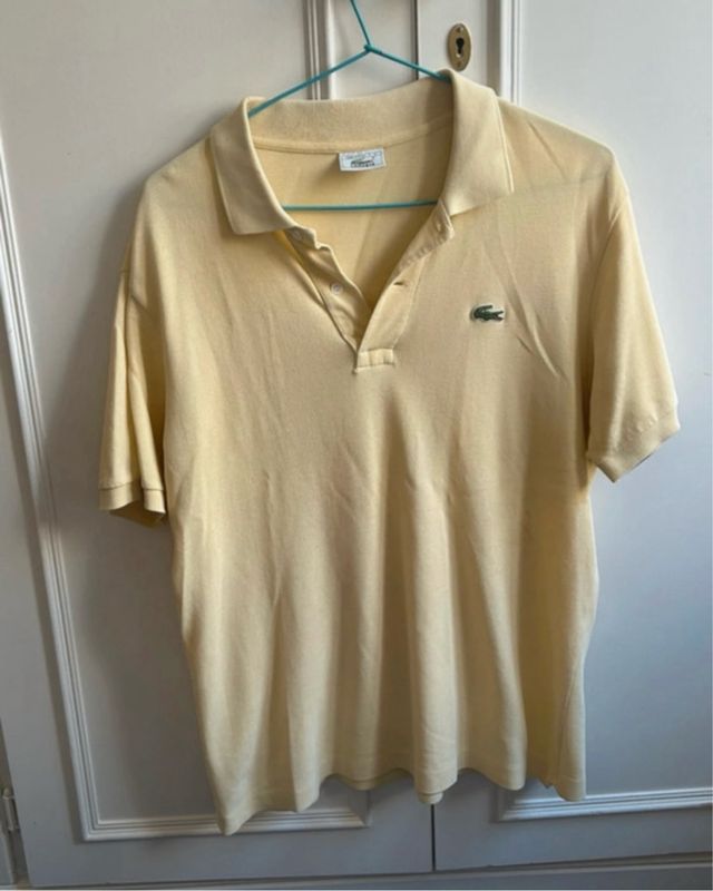 Polo Lacoste Amarillo talla M