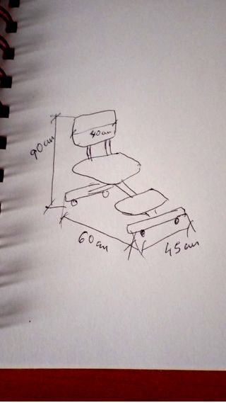 Silla ergonómica con respaldo