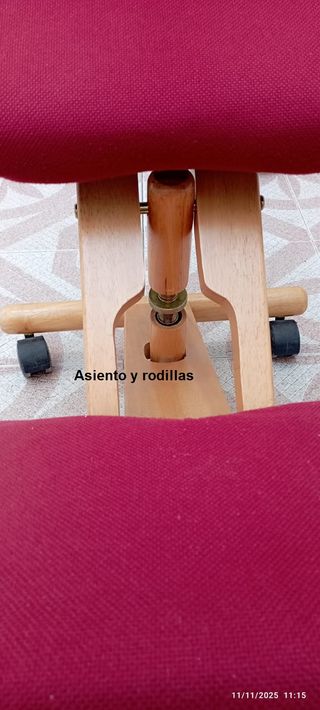 Silla ergonómica con respaldo