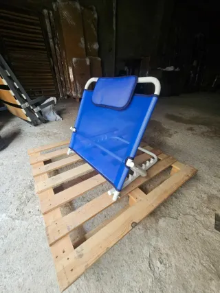 Hamaca de playa azul