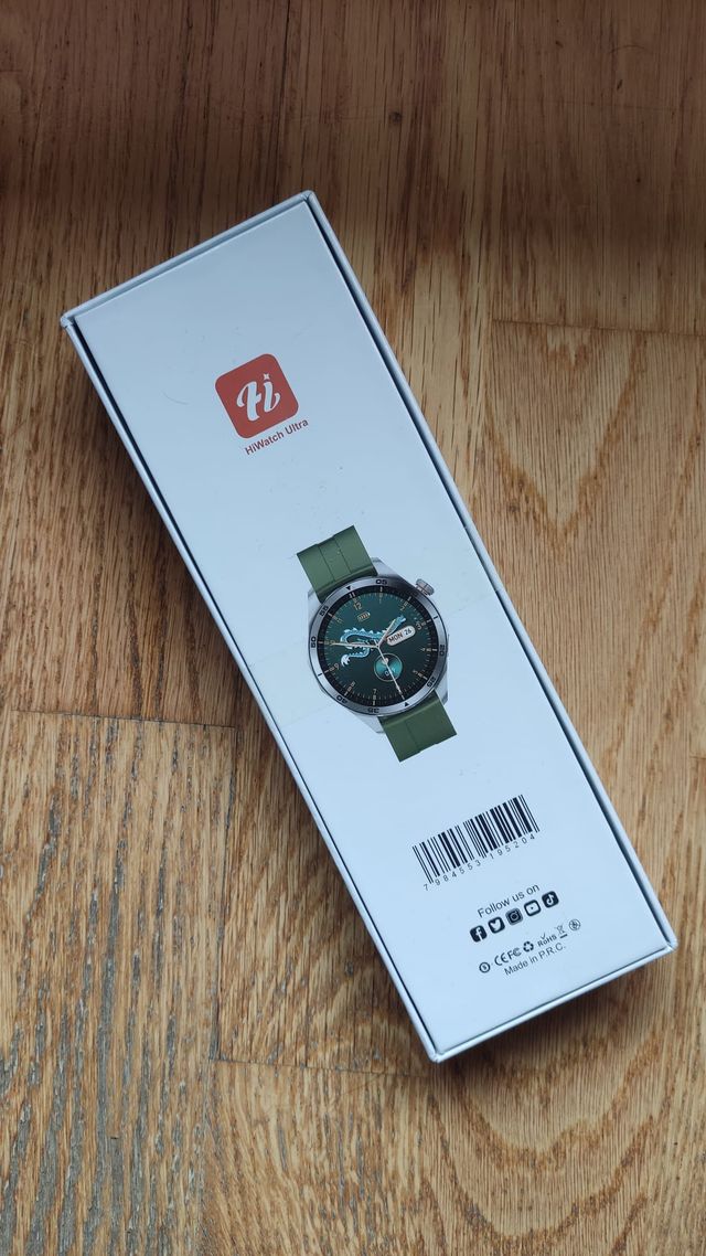 Smartwatch HiWatch Ultra GT4 MAX Verde/Plata