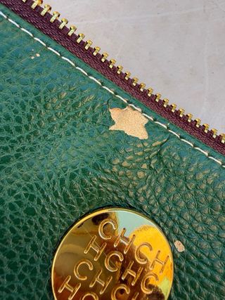 Bolso bandolera CH Beige y Verde