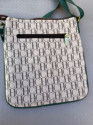 Bolso bandolera CH Beige y Verde