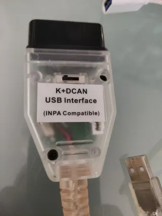 Interfaz K+DCAN USB INPA Compatible BMW