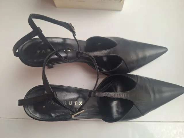 Zapatos de tacón Farrutx negros