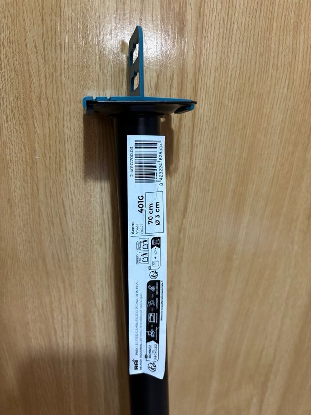 Pata de acero redonda