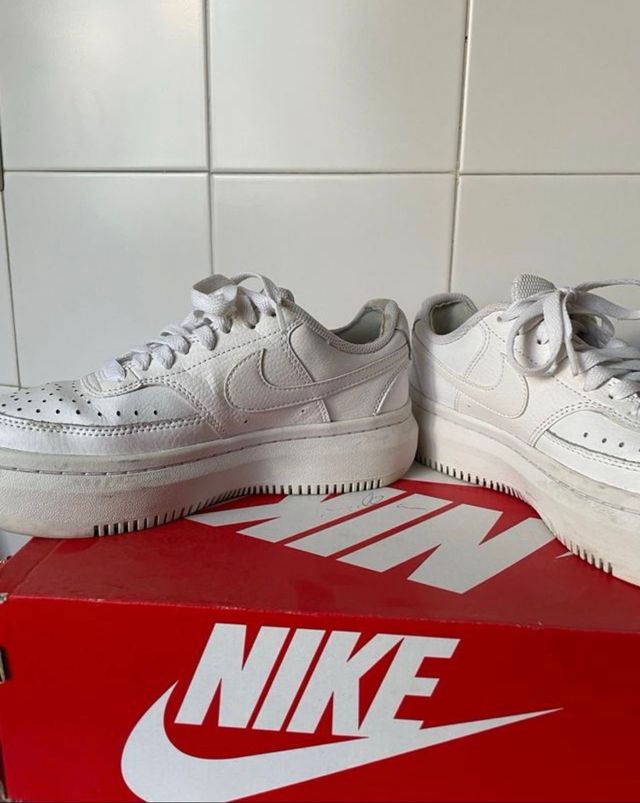 Nike Court Blancas Plataforma