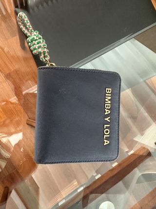 Cartera Bimba y Lola azul con llavero