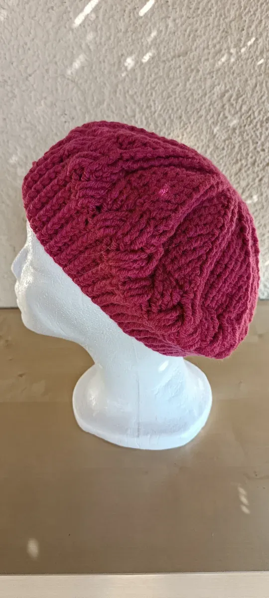 Gorros de lana hechos a mano