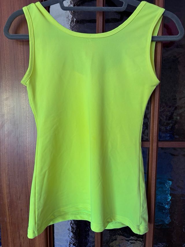 Camiseta deportiva Y-dress amarillo flúor