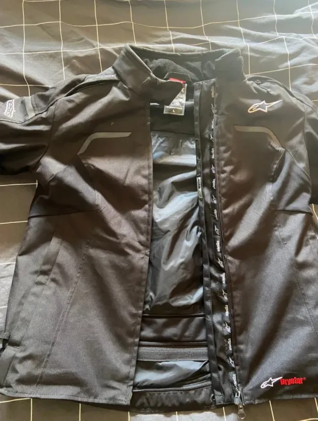 Casaco de Motard Alpinestars Drystar Preto