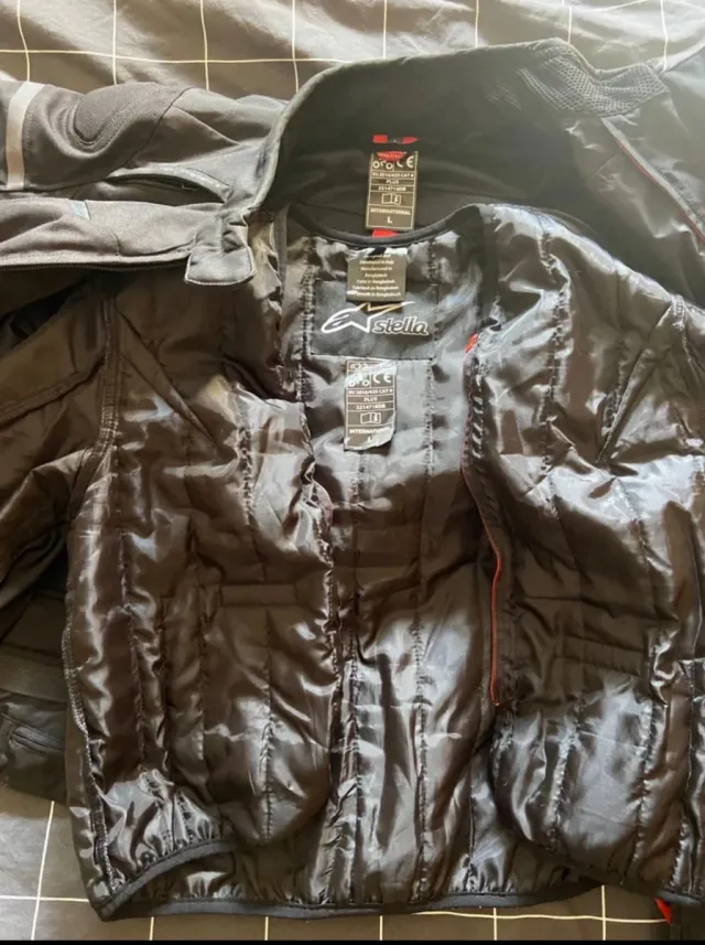 Casaco de Motard Alpinestars Drystar Preto